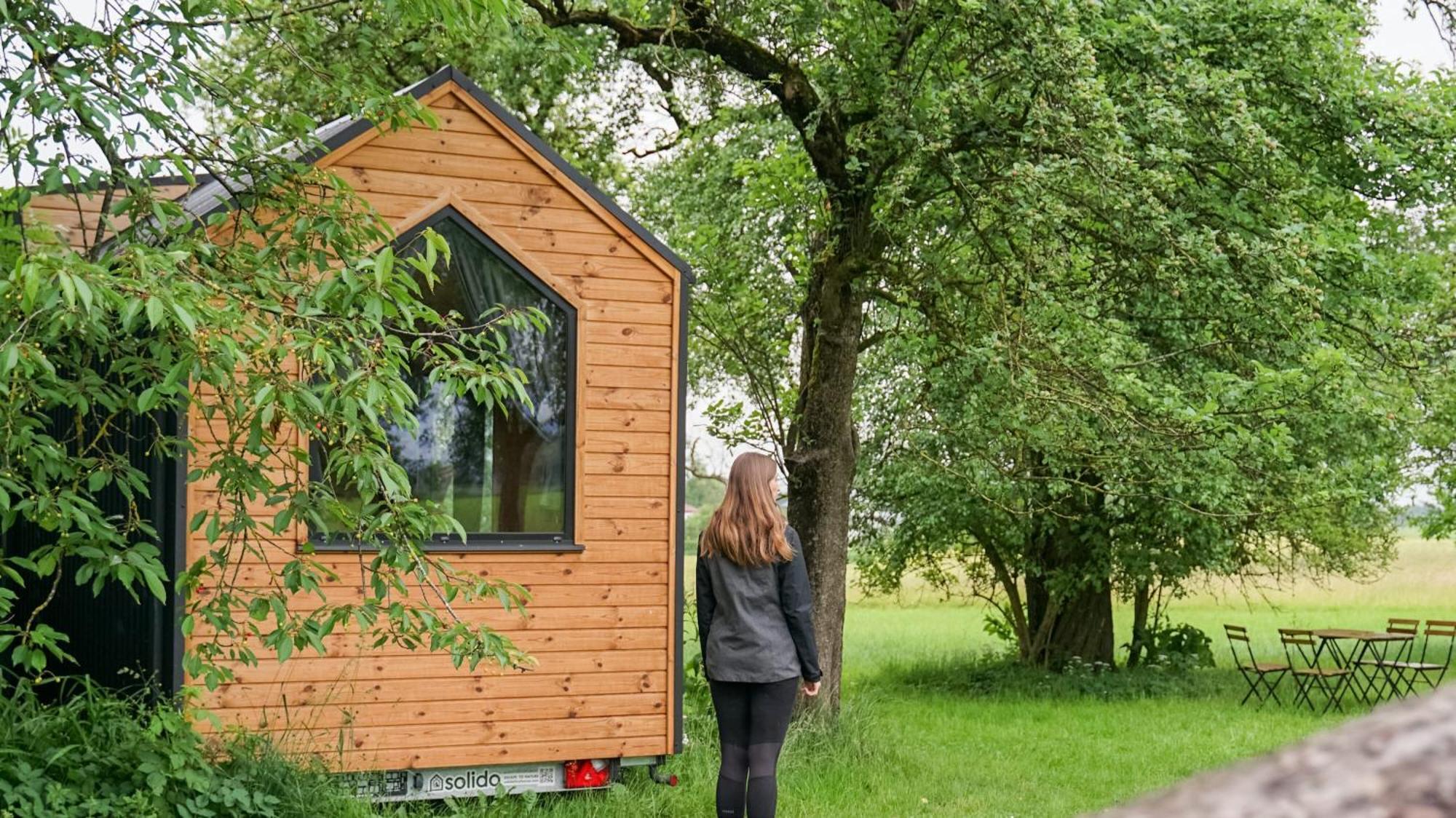 Lisi Grun Tiny House By Tiny Away Villa Sattledt Exterior foto