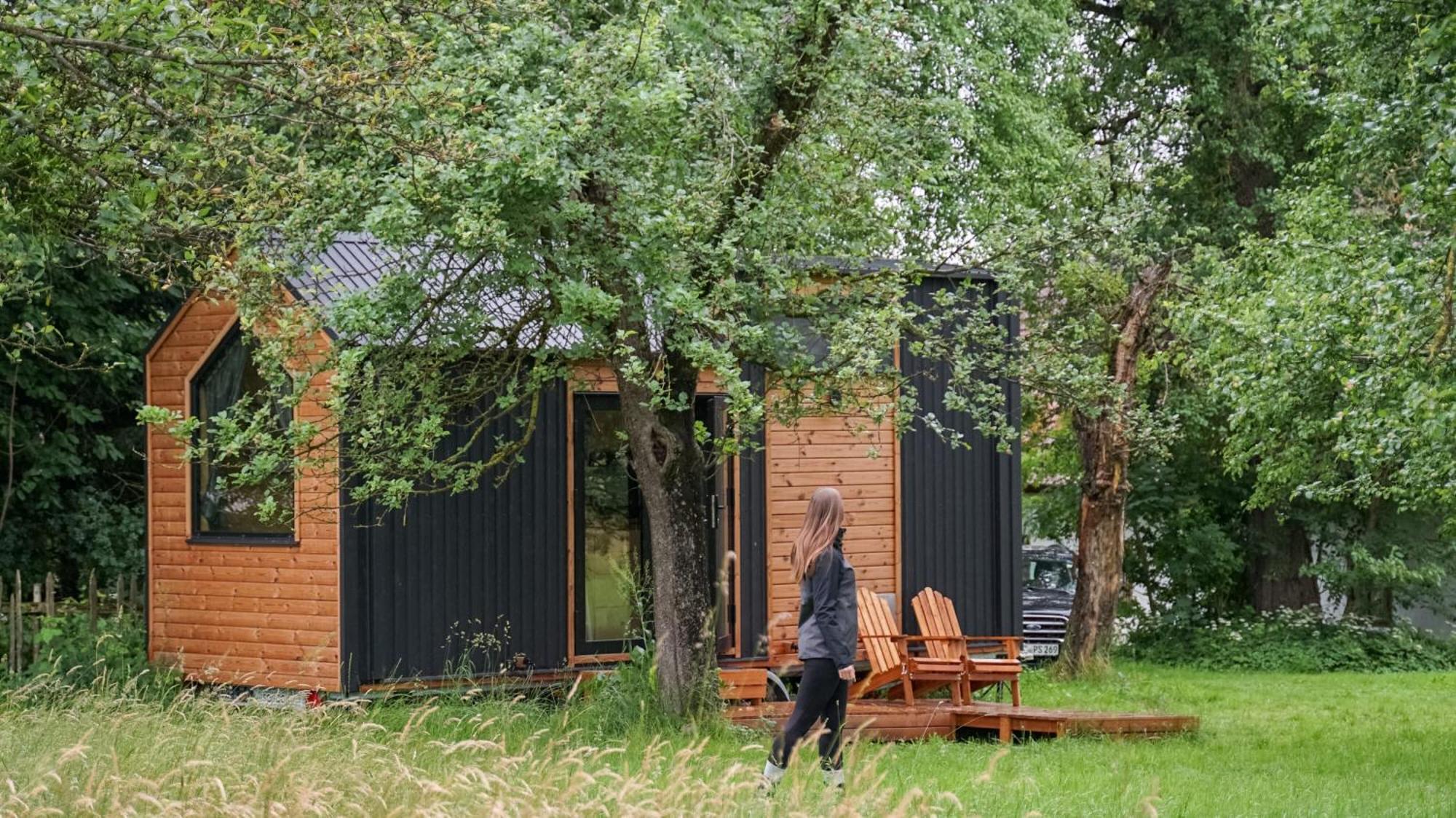 Lisi Grun Tiny House By Tiny Away Villa Sattledt Exterior foto
