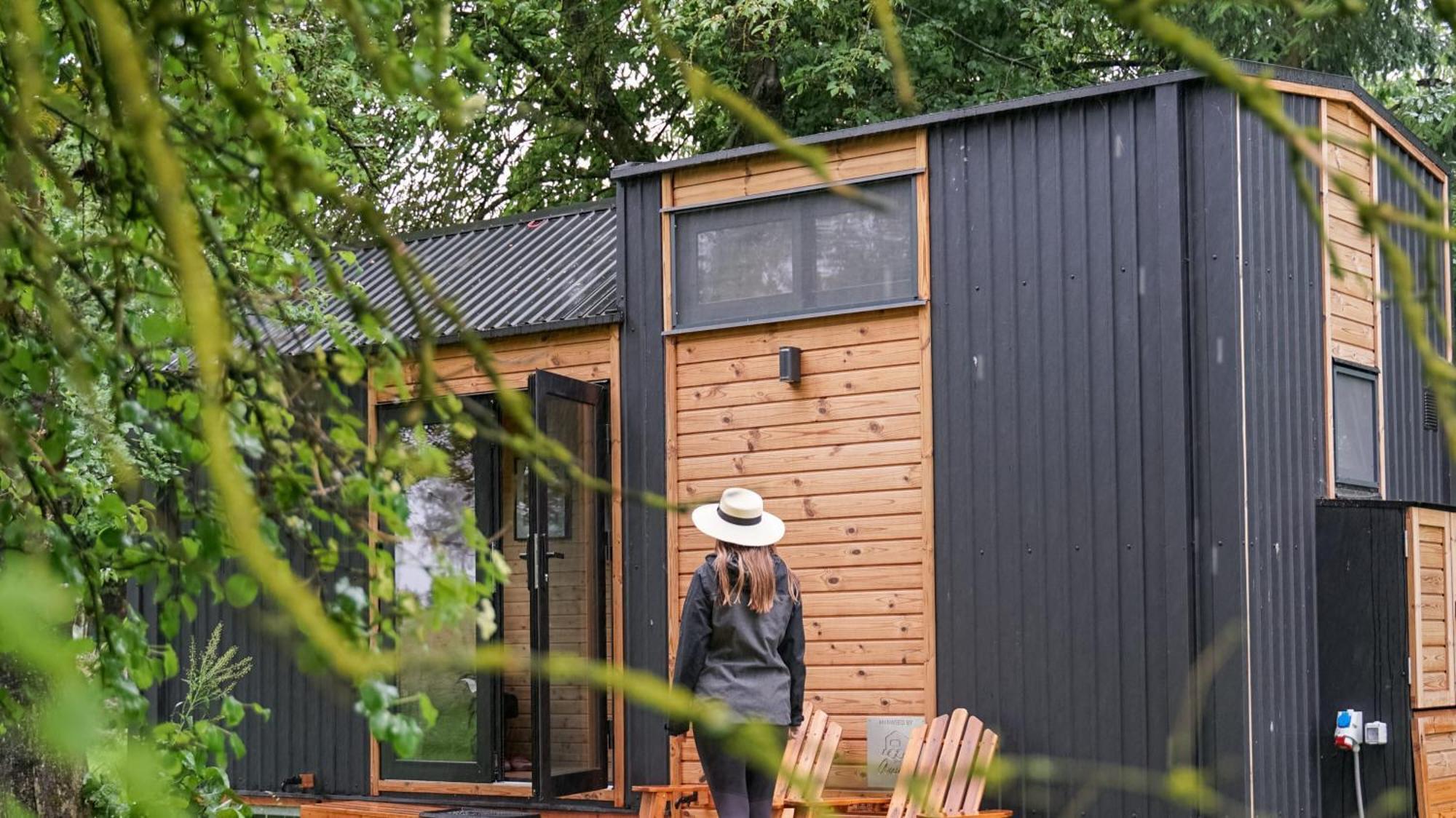 Lisi Grun Tiny House By Tiny Away Villa Sattledt Exterior foto